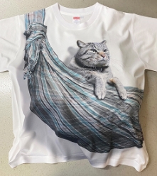 Tシャツ 両面 キャットスリング