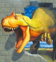 アロサウルス（3Dポストカード）