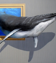 ミンククジラ（3Dポストカード）